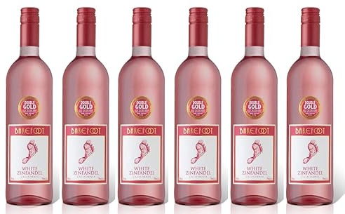 6x 0,75l - Barefoot - White Zinfandel - California - USA - Rosé-Wein lieblich