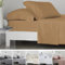 Juego de sabanas 200x200 Saten Algodon Egipcio DE 300 Hilos Terracota Juego Cama de 200 x 190/200 + 2 Fundas de Almohada + sábana Bajera Ajustable 200x200 Algodon Egipcio Color Terracota.