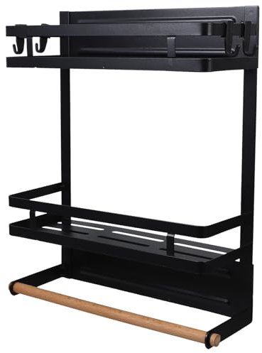 Ciieeo Organizador Magnético Estante Lateral Soporte para Toallas Almacenamiento para Especias