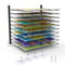 Art Drying Rack,10 Adjustable Shelves Paint Drying Stand Rack, Fit All Walls Art Drying Rack For Classroom,Studios & Creative Spaces
