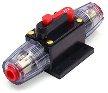 AYNRJKKX Interrupteur d'amplificateur de Porte-fusible de disjoncteur de Style AGU Audio 80A for véhicule de Voiture