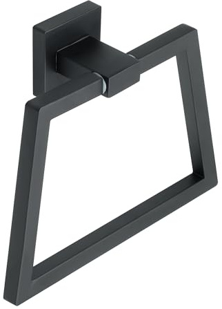 Mooche Handtuchring, Bad Handtuchhalter Handtuchhalter Wand, Schwarz | SUS 304 Edelstahl Handtuchhalter Ausgestattet Badezimmer Zubehör