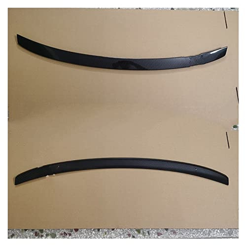 Heckspoiler Für Skoda Für Superb 2016-2019 Jahr Spoiler Sport ABS Kunststoff Carbon Look Hinten Stamm Flügel Auto Körper Kit Zubehör Kofferraumspoiler(Kohlefaser)