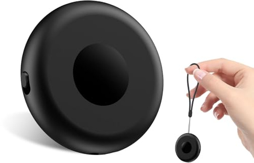 Gonikli Enregistreur Vocal Espion Discret, Rechargeable par USB Enregistreur Vocal Espion Discret, Mémoire 64 Go, Dictaphone Espion, Dictaphone Espion pour Cours, Réunions (3.5 * 3.5 * 0.8)