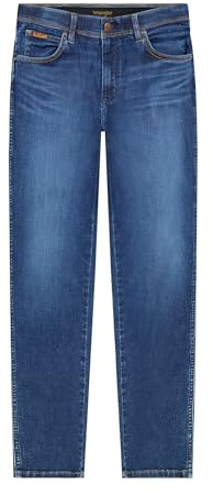 Wrangler Herren Jeans Texas Slim - Blau - Night Shade W29-W50 Stretch Baumwolle