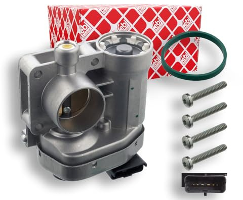 febi bilstein 101461 Drosselklappenstutzen mit Dichtung und Schrauben , 1 Stück | Kompatibel mit: FIAT PANDA, PANDA Kasten/Schrägheck, PUNTO, PUNTO Kasten/Schrägheck
