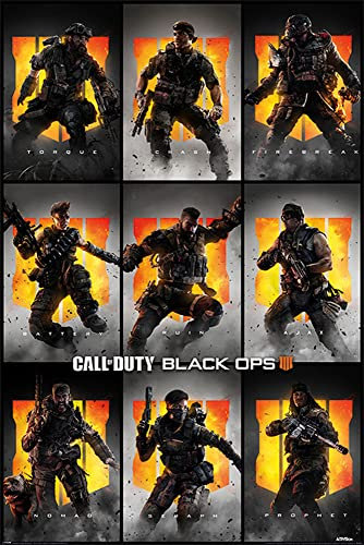 Call of Duty - Black Ops 4 - Characters - Games Shooter Poster - Größe 61x91,5 cm