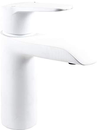 Clever 60712 Grifo de Lavabo Monomando 100Mm, Elegance, Blanco