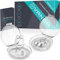 VANOA Premium Schnarchstopper - 2er Set inkl. Anti Schnarch Tipps - BPA-Frei - Geruchsneutral - Universalgröße - Nasenklammer gegen Schnarchen - Nasenspreizer