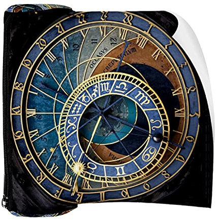 Federmäppchen Prag Astronomische Uhr Tasche Stift Reißverschluss Tasche für Schreibwaren Reisen Schule Studenten Zubehör