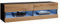 TV Board Vigo New 140, TV Lowboard, TV Schrank, TV Tische, Fernsehschrank, Hängeschrank, Hochglanz (Schwarz/Eiche Wotan, mit weißer LED Beleuchtung)