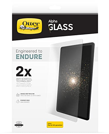 OtterBox ALPHA GLASS Screen Protector for iPad Air (4th & 5th Gen) - CLEAR