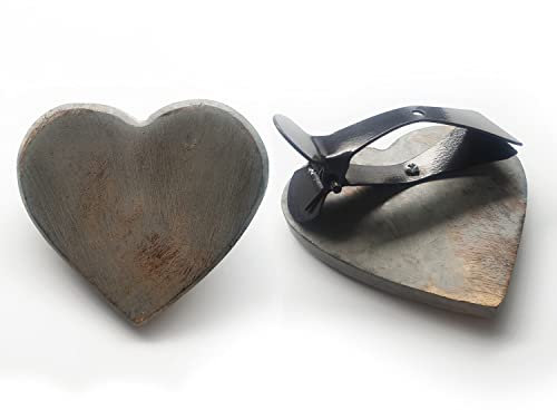 MADECOSTORE Pince cœur patiné - V.créations -