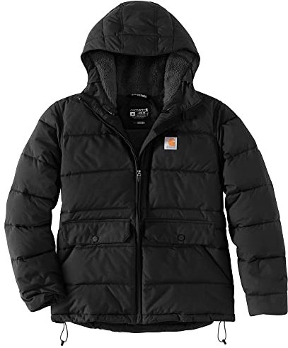 Carhartt Damen Montana Relaxed Fit Isolierte Jacke, Schwarz, 1X