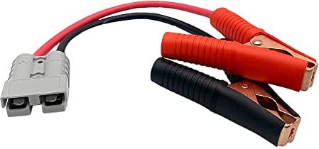 Offgridtec 20cm Adapterkabel, Anderson-Stecker 50A auf Batterieklemmen, Kompatibel mit FSP Falt-Solarmodulen, Solarboxen, Powerstations, Polaritätssicher, Plug & Play