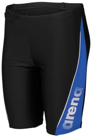 ARENA Unisex Kinder Thrice Badehose, Black-Turquoise-Whit, 140 EU