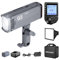 NEEWER Q3 200Ws 2.4G TTL Flash (2nd Version), 1/8000 HSS Strobe Light Photography Monolight with QPRO-N Trigger Compatible with Nikon, Diffuser/3200mAh Battery/500 Full Power Pops/Recycle in 0.01-1.8s