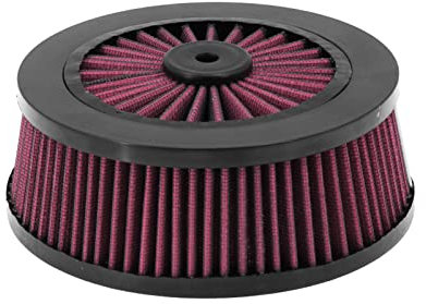 HCmotorku Filtro Aria Moto Ricambio Aspirazione Filtro Aria Elemento Adatto per Harley Sportster XL Touring Road King Street Glide Dyna Softail Rosso