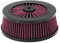 HCmotorku Filtro Aria Moto Ricambio Aspirazione Filtro Aria Elemento Adatto per Harley Sportster XL Touring Road King Street Glide Dyna Softail Rosso
