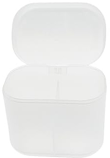 Sprigold Transparente Reise-Wattepads/Tupfer, große Kapazität, Aufbewahrungsbox aus PP-Material, schönes Design, vielseitig einsetzbar, feuchtigkeits- und staubdicht (Aufbewahrungsbox für Haushalt)