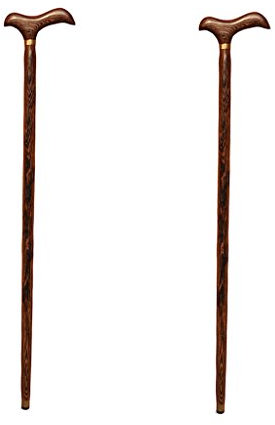 Gehstöcke aus Holz, Gehstock für ältere Menschen, Krücken, Holzstöcke, T-förmige Hakengriffe, leichte Länge 87 cm, je nach Körpergröße kürzbar, Mobilitätshilfe für ältere Menschen, Senioren &