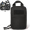 Generic Kleine Molle-Tasche für Outdoor-EDC-Werkzeug Reißverschluss-Packtasche Mehrzweck-Utility-Tasche für Reisen Laufen Radfahren Sport aus Nylon in Schwarz
