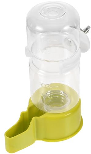 Automatic Bird Water Feeder for Parrots and Other Birds, Reusable Plastic Water Dispenser with Easy Clean Design
