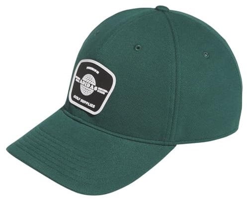 adidas Pique-Mütze für Herren, Einheitsgröße, verstellbar, grün, One size