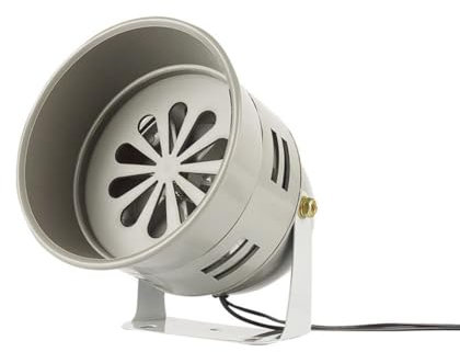 Rordigo DC 24 V Motorsirene aus Metall für Auto MS-290 Luftangriffssirene Automobil Industrie-Alarmanlage Summer elektrischer Schallschutz 120 dB