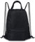 Moyad Sac à Dos à Cordon Unisexe Grand Sacs de Sport à Cordon de Serrage pour Football Basketball Volley-ball Piscine, Noir & Motif à Nid-d’Abeilles