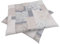 CB Home & Style Sitzkissen Stuhlkissen Dekokissen 2er-Pack 40x40cm (Des3 Blau/Taupe)