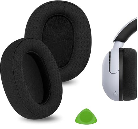 Geekria Komfort-Ersatz-Ohrpolster aus Netzstoff für Sony INZONE H5 (WH-G500) Kopfhörer, Ohrpolster, Headset-Ohrpolster, Ohrmuschel-Abdeckung, Reparaturteile (schwarz)