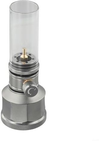 Hasaller Farol de gas con velas, kit de farol de gas para camping, lámpara portátil para exteriores, tienda de campaña, linterna de aleación de aluminio para exteriores, tienda de campaña, senderismo,