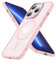 Cokwi Magnétique Coque pour iPhone 13 Pro Max (6,7 Pouces), Compatible with MagSafe Antichoc Ultime – Magnétisme Puissant et Protection Militaire -Etui Translucide Mat - Rose