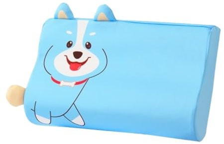 champracer Schlummerkids Kissen Original,Kinderkissen für Besserenund Gesünderen, Calmly Ergonomisch, Kawaii Tiere Kissen, Atmungsaktiv und Hautfreundlich (Mit Kopfkissenbezug) (Hund,50 * 30 cm)