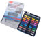 Aquarelle Set,36 Couleurs Peinture Aquarelle kit Peinture Adulte Solides Dans une Boîte Portable avec Pinceau pinceau réservoir d'eau Stylo de Dessin pour Artistes et Peintres Amateurs