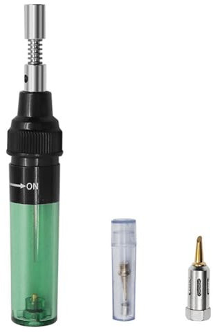 Qerwsdty Herramienta de soldadura portátil Profesional Pequeño Soldador de Gas Pluma Accesorios Resistente al Hogar