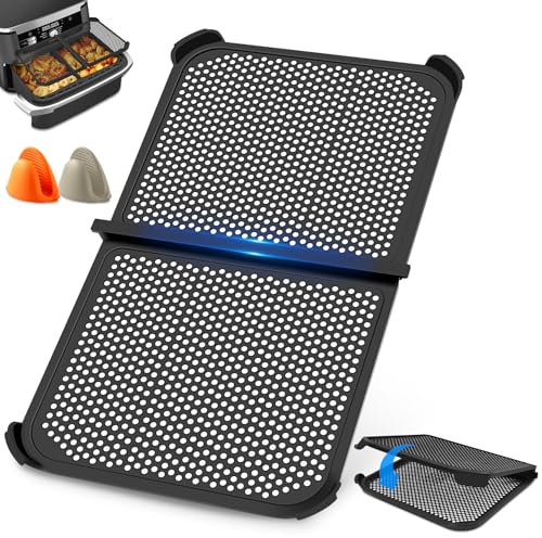 Spritzschutz für Ninja AF500EU – Anpassbar an die Trennwand, Wiederverwendbarer Silikon-Schutz für Heißluftfritteuse, Effektiver Heizspiralenschutz, Leicht zu Reinigen, Robustes Zubehör