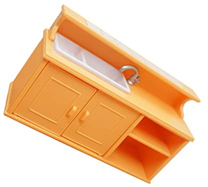 ERINGOGO Satz Puppenhausmöbel küche spielzeugküche Kinderzimmer- Dollhouse playmobile Puppenhausküche Kleinkindspielzeug Puppenhaus-Miniaturen Kinderspielzeug Plastik