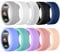 TiMOVO 10Pack Ring Case Kompatibel mit Oura Ring Gen 4/Gen 3/Galaxy Ring/Ring AIR/RingConn, Anti-Kratz elastische Silikon Oura Ring Cover für Frauen Männer, Größe S Bunt