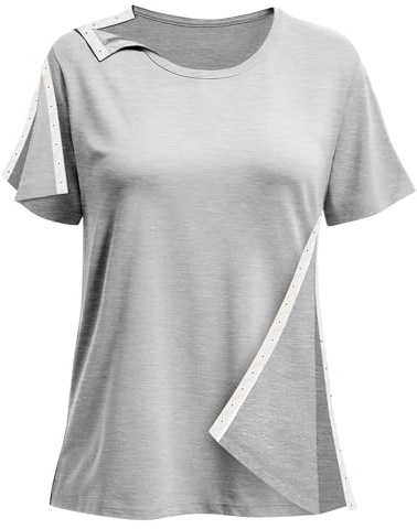 Maopotoufu Damen Post Shoulder Surgery Shirts for Women Po-Schulter-Operations-Shirts für Damen (1er Pack)