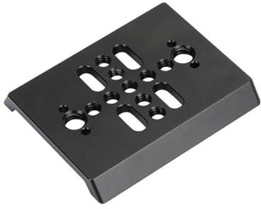 Aluminum 80mm Quick Release Square Bridge Plate Camera Cage Design Photo Quick Release with Double Mounting Option
