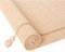 Bambus Rollo Innen Aussenbereich 50 60 70 80 90 100 110 120 130 140 150 160cm Bambus Raffrollo Ohne Bohren Sonnenschutz Bambus Jalousie Sichtschutz Rollo Fenster Für Balkon Garten(White)