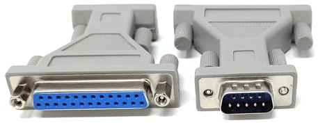 D9 Stecker auf D25 Buchse Serieller Adapter - 9 Pin auf 25 Pin DB RS-232 Stecker, D9 Voll verdrahtet für ältere Geräte