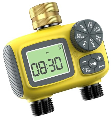 Gartenschlauch Wasserhahn Timer 2 Zonenwässerung Timer Für Haus Und Haus Verwenden Sie Automatisierte Wasserversystem Für Heimattrieb