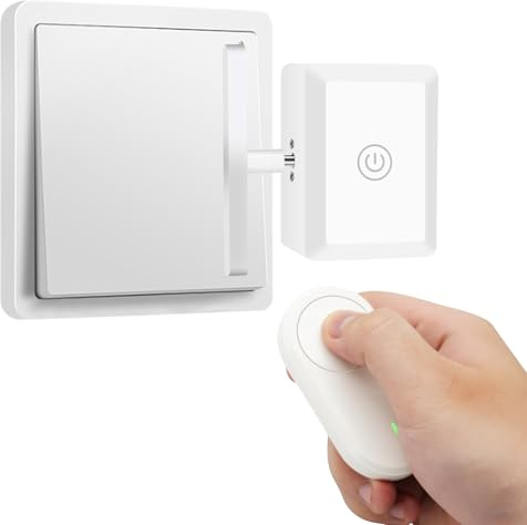 Pixelure Smart Button Pusher, SmartSwitch Toggle, Mando a Distancia Inalámbrico, Interruptores Inteligentes para Apagar Automáticamente la Luz, Interruptor Perezoso para Controlar la Luz