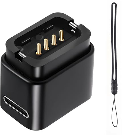 EC300 Ladeadapter USB C Kompatibel mit Shimano Di2 (R8170/R9250/R7170/RX825/R8150), 4-Poliger Elektronisches Schaltwerk Ladegerät für Mountainbikes Und Rennräder (Schwarz)