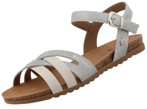 MUSTANG Damen Sandalen silver EU 43