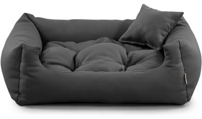 gutekissen® Stoff Hundebett Hundeliege Hundekissen Hundeliege Hundeliege Hundeliege - Langlebige Materialien und hohe Qualität NEO (3XL - 130x110, Anthrazit)