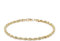 PRINS JEWELS 18 karat 750 Gold Kordel Armband Gelbgold 3 mm. Breit (21)